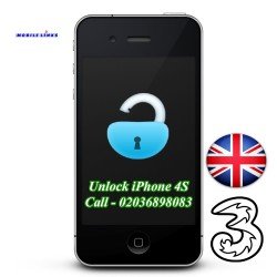 iPhone 4S Unlocking - 3 Network UK